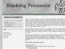 Tablet Screenshot of blackdogperc.org